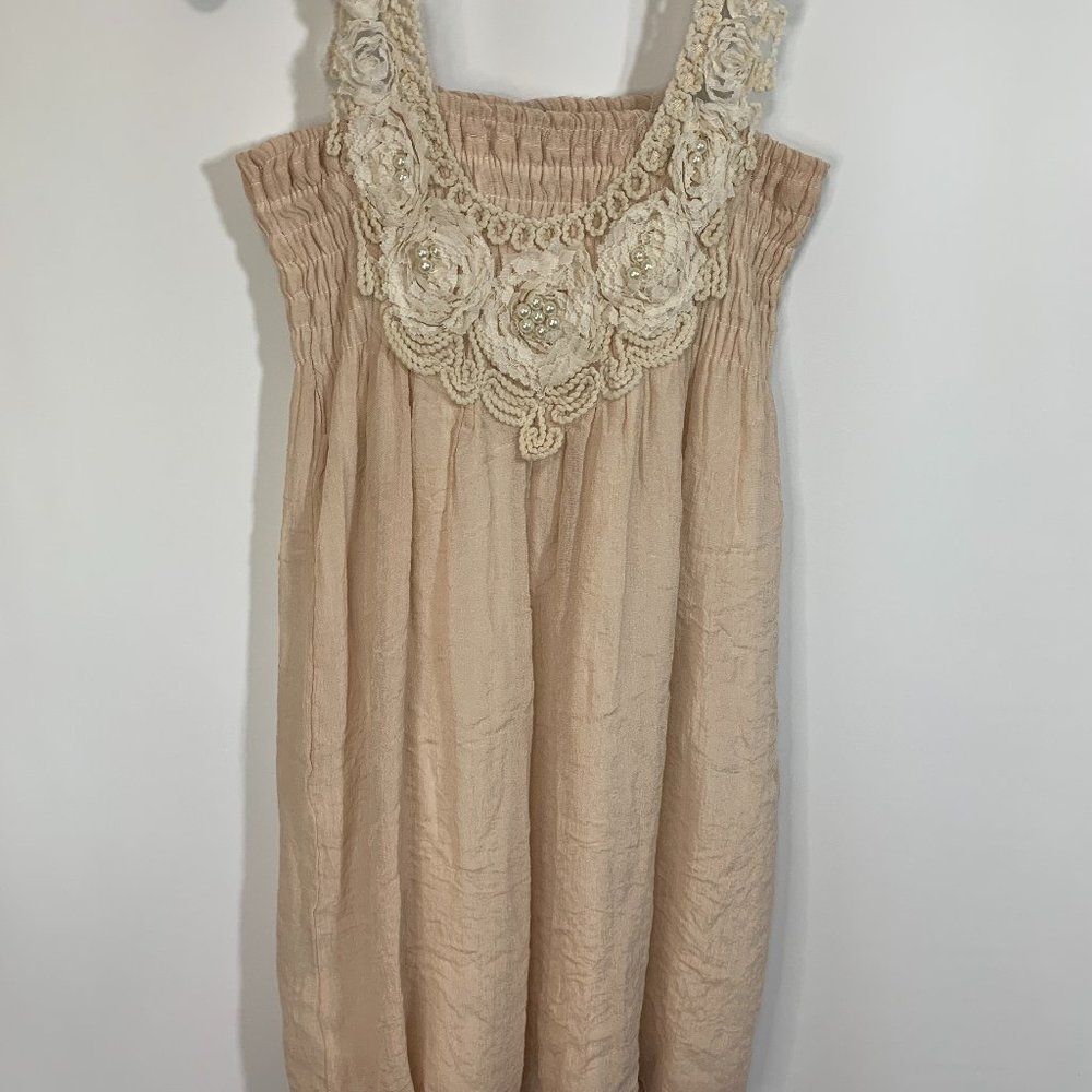 Venice Blue Tank Top Blouse